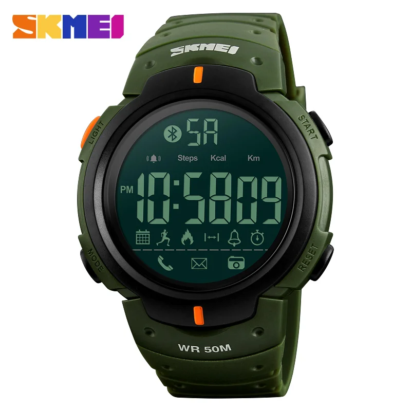 

Skmei New Arrival Waterproof Smart Running Watch Men's Digital whatsapp watch