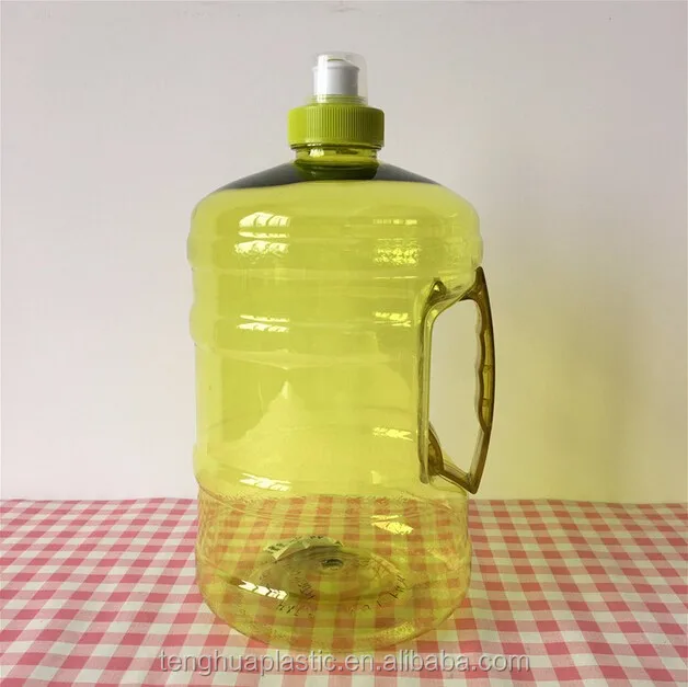 2 Liter Pet Bottle Clear Plastic Drinking Water Bottle With Handle