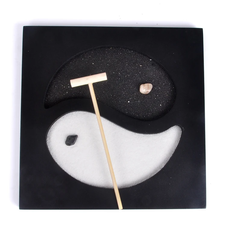 Kleine Schreibtisch Zen Garten Yinyang Design Fengshui Produkt Mit