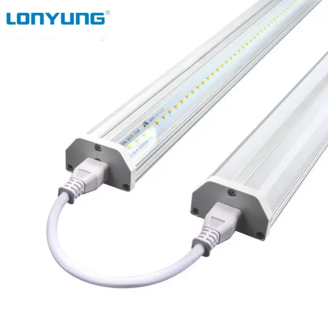 DLC High efficiency120lm/w integrated double led tube 9-60W t8/T5 with 6500K