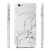 White Marble Pattern Slim Fit Snap On Protective Hard Shell Back Case For iphone 6 Case For iphone 6s White Marble Mobile Cover