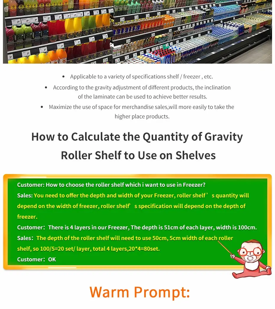 Save Time Soda Beverage Gravity Feeder Can Rack Shelving System