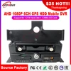 gps mdvr AHD 6ch car video recorder HDD SD card GPS on-board monitoring host 256G memory MDVR factory direct sales