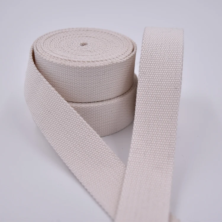 Natural White Cotton Webbing Strap For Luggages And Bags - Buy Cotton ...