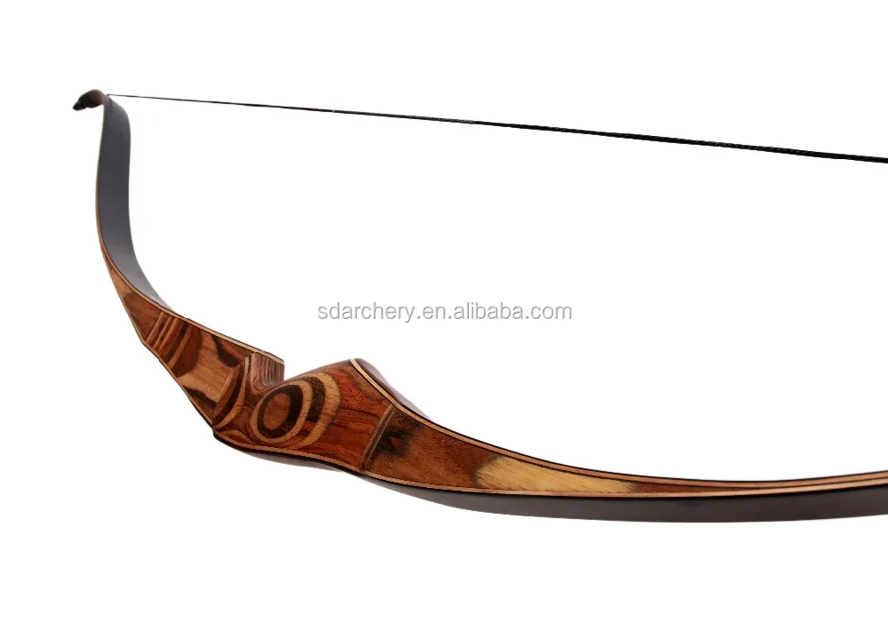 62" Archery Bow And Arrow Traditional Wooden Hunting Long Bow For Sale
