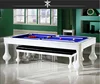 Modern China professional manufacturer wholesale glass dining pool table