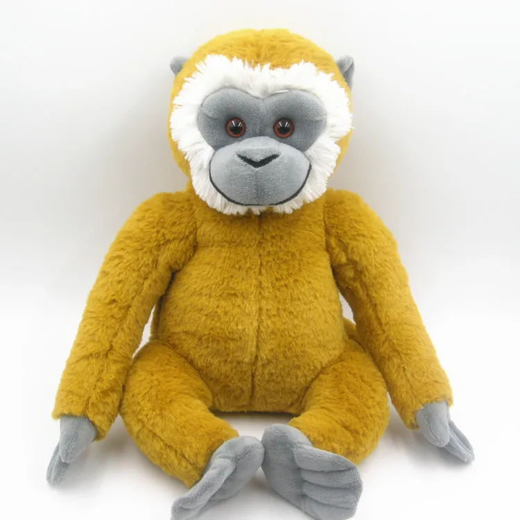 yellow stuffed monkey