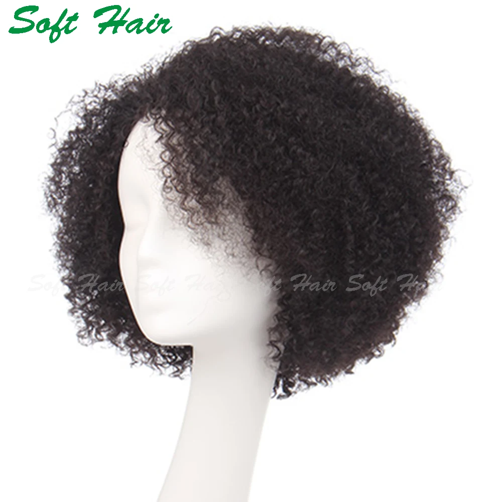 Qingdao soft hair cheap modern short curly wigs bob Brazilian human hair full lace wig with bangs