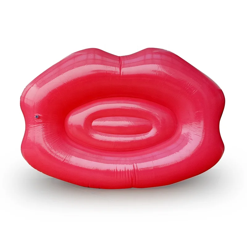 Wholesale Inflatable Pool Float Red Lips Pool Floats Large Pool Bed