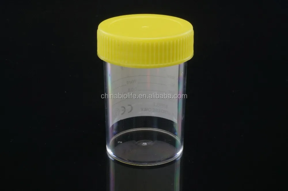 60ml Sterile Ps Specimen Container Buy White Cap Plastic Disposable Specimen Container,60ml