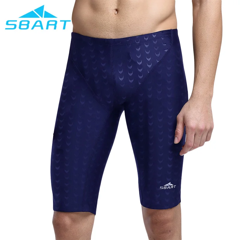 

SBART hot sales high quality uv protection swimming trunks mens swim jammers shark skin swim shorts plus size 309, Various