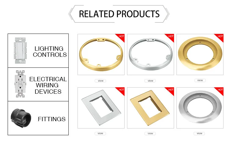 one gang carpet flange