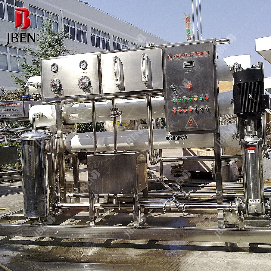 
Industrial RO System Reverse Osmosis Plant For Drinking Water 6T/H Salt Water Purifier 