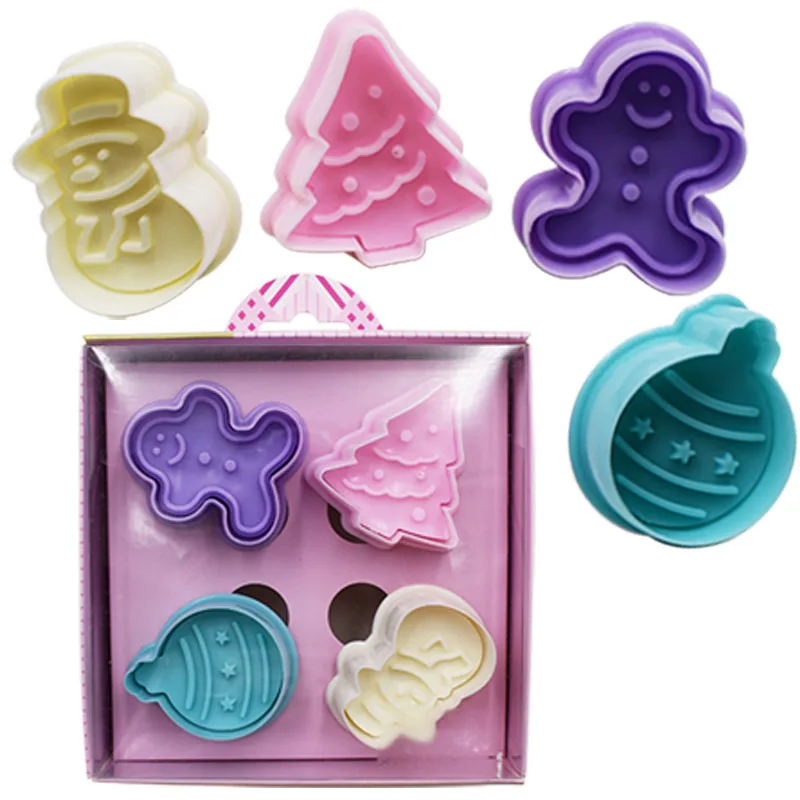 

Cookie Cutter Press Set 32PCS Cookie Stamp Biscuit Mold 3D Cookie Plunger Cutter DIY Baking Mould for Fondant Cake, 4 colorful