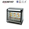 W229 Commercial 3-layer Curved Glass Hot Food Display Warmer Counter