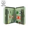 steel metal glass key cabinet