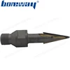 3mm Tip 50mm Length Tungsten Carbide Grit CNC Engraving Tool Bits with 1/2" Gas Adapter for Stone Tile