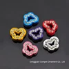 Produce alloy jewelry 8mm spray paint rhinestone butterfly charm