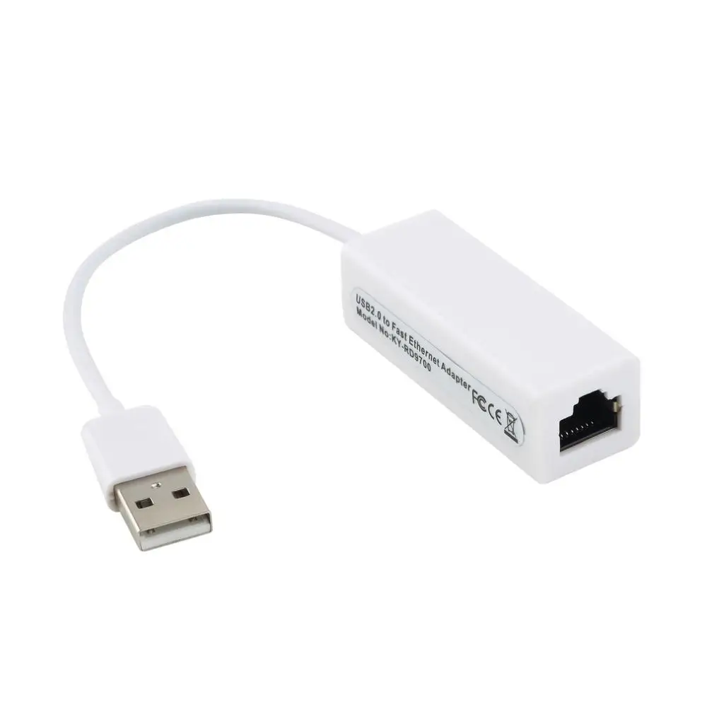 

USB 2.0 to fast Ethernet 10/100 RJ45 Network LAN Adapter Card Dongle 100Mb