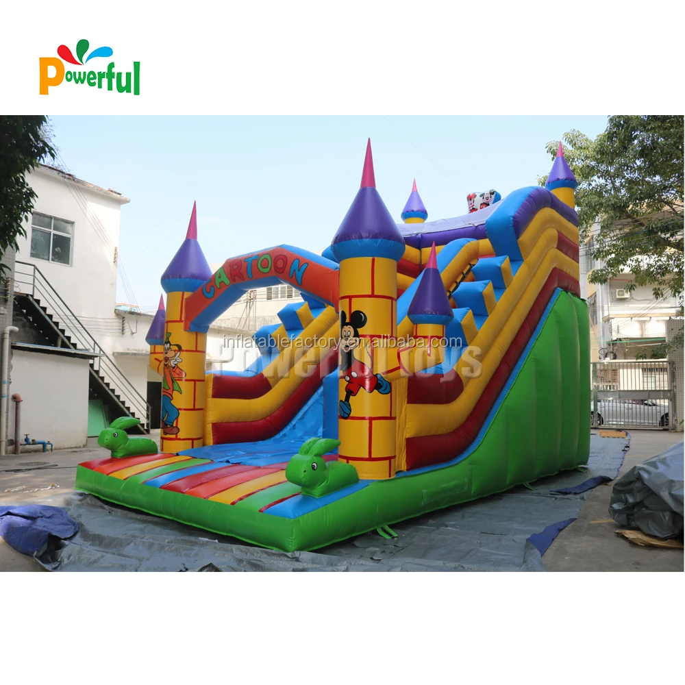 inflatable dry slide for kids