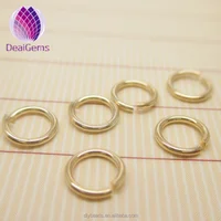 

Jewelry Accessories 24K gold filled open jump ring for necklace