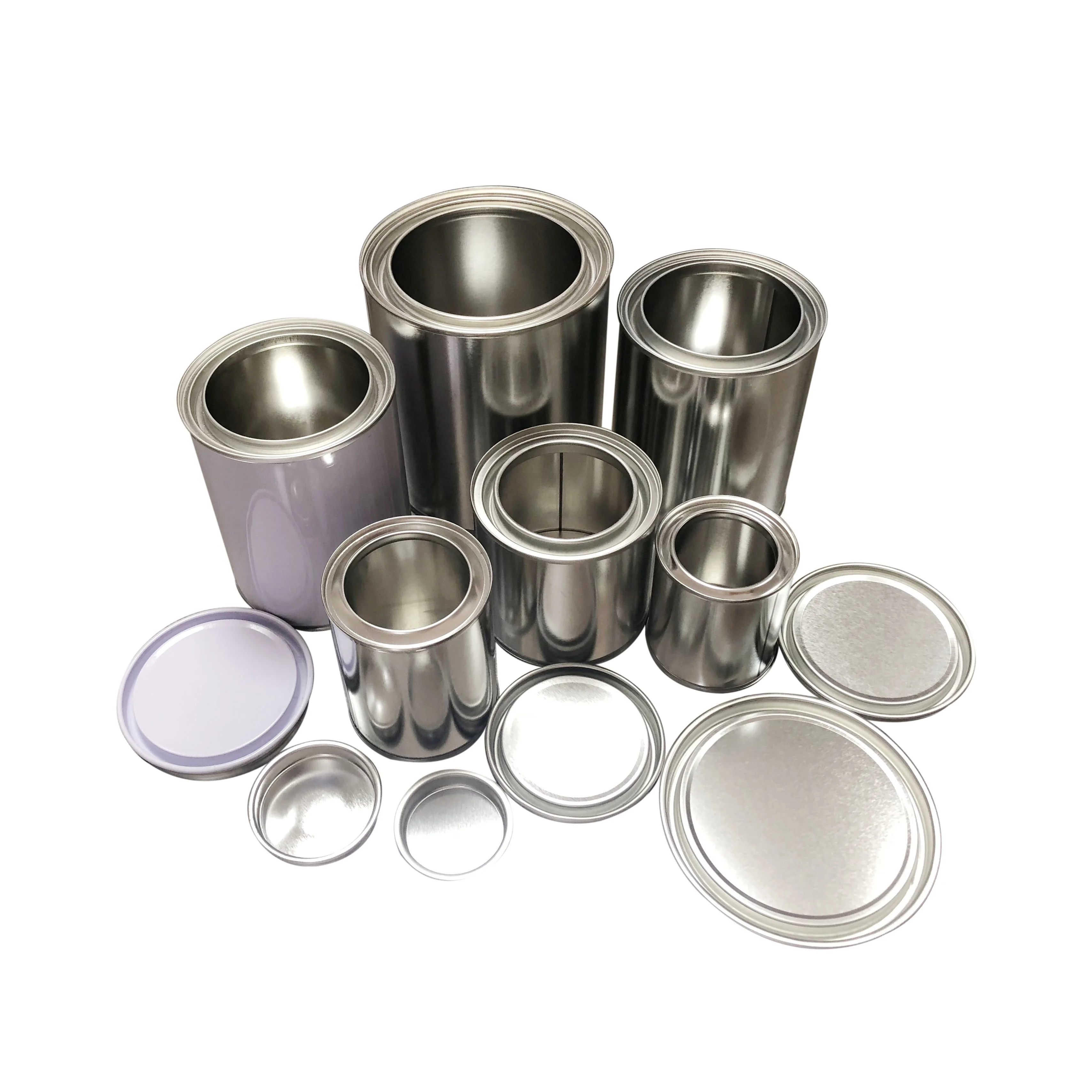 
metal round paint can with lever lid tin can manufacturer wholesale 