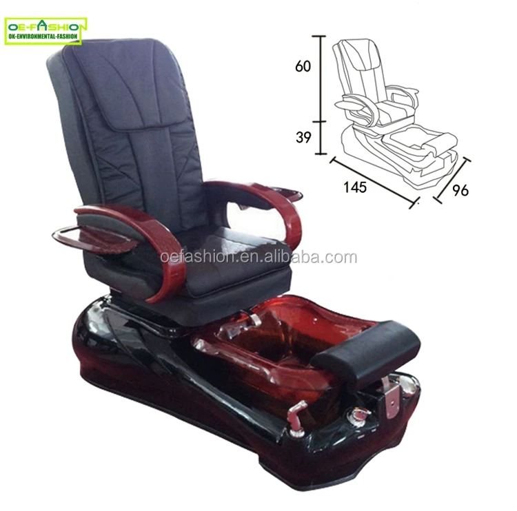 Oefashion Top Luxury Foot Massage White Pedicure Sofa,Bath Sofa