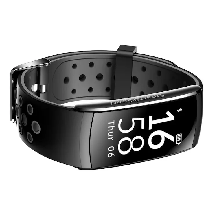 

Q8S colorful screen smart watch heart rate blood pressure monitor ip68 waterproof smart bracelet, Green;red (optional)