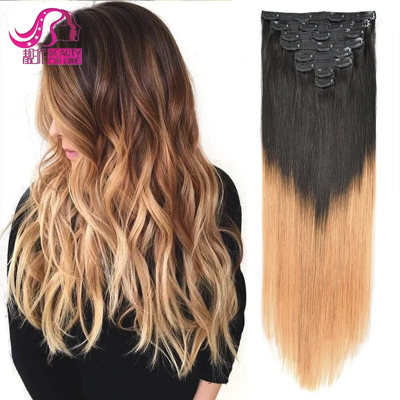 

Customized Thick120g 160g Clip In Hair Extension Double Drawn Full Head 100% Brazilian Virgin Remy Human Hair extension