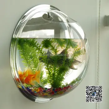Promotional Wall Mounted Acrylic Fish Aquariums Hottest Large Promotional Wall Mounted Acrylic Fish Aquariums Hottest Large Hanging Bowl Aquarium