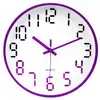 12-Inch LCD- Digit Plastic Wall Clock