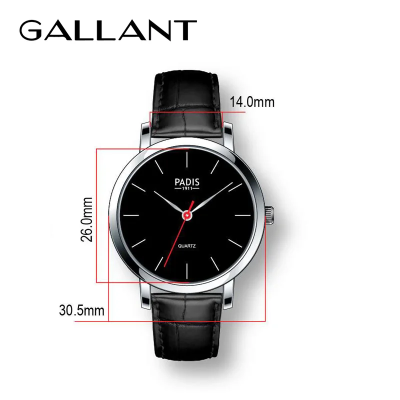 

fashion silver japan movement watch in stock, Picture