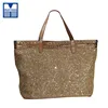 wholesale price trendy sequins PU woman bags luxury handbags with studs