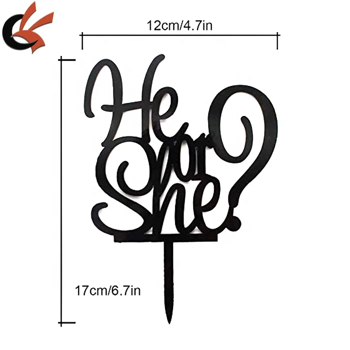 gender reveal he or she acrylic cake topper size.jpg
