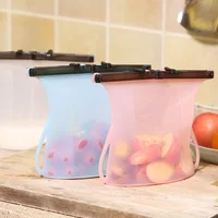 

Z7 New 2019 Trending Product Silicone Kitchen Bag, Silicone Food Storage Bag Reusable