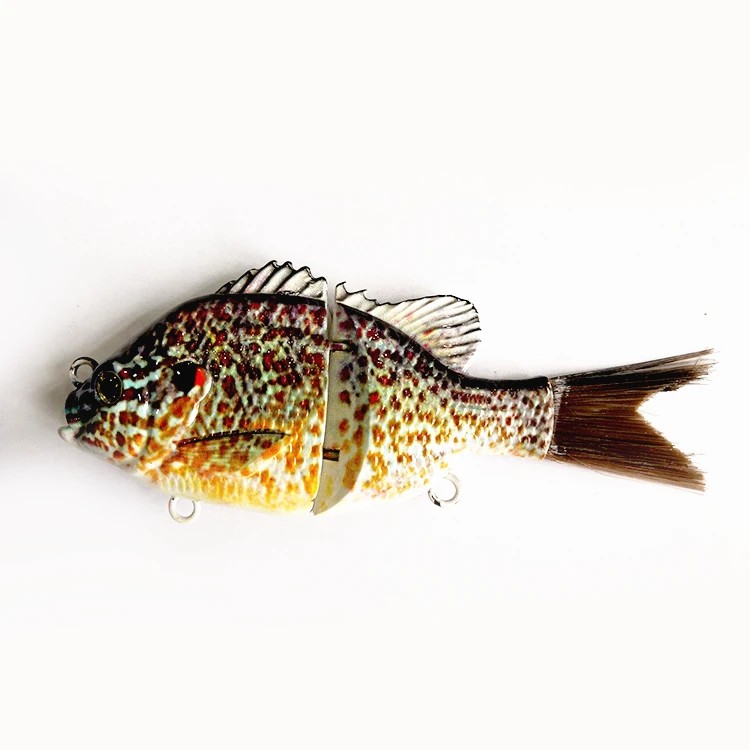 

Gorgons 5'' 125mm 38g swim bait 2 segments swimbait glide bait bluegill multi jointed lure, Provide customized services