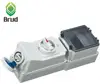 16A 230V Industrial Socket With Duo Interlock Din Guide Rail IP67 waterproof EN/IEC60309-2