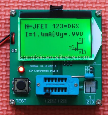 
GM328 M328 12864 LCD Digital Combo LCR ESR Meter Transistor Tester meter Diode Triode Inductor Capacitor METER  (60615766729)