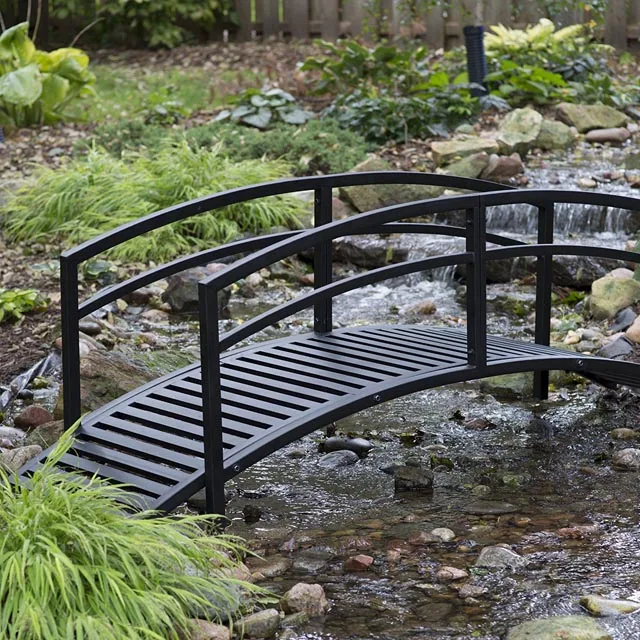 Antique Amazing High Quality Wrought Iron Garden Bridges For Hot Sale