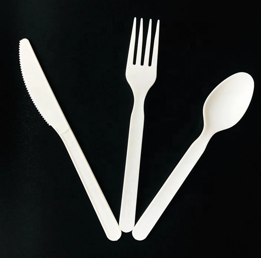 7 Inch Cpla Cutlery 100 Compostable Biodegradable Disposable Pla/cpla