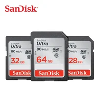 

SanDisk SD Card Ultra Max 80MB/s Reading Speed 64GB 128GB 16GB 32GB class 10 memory cards UHS-I SD HC/SD XC for Camera video