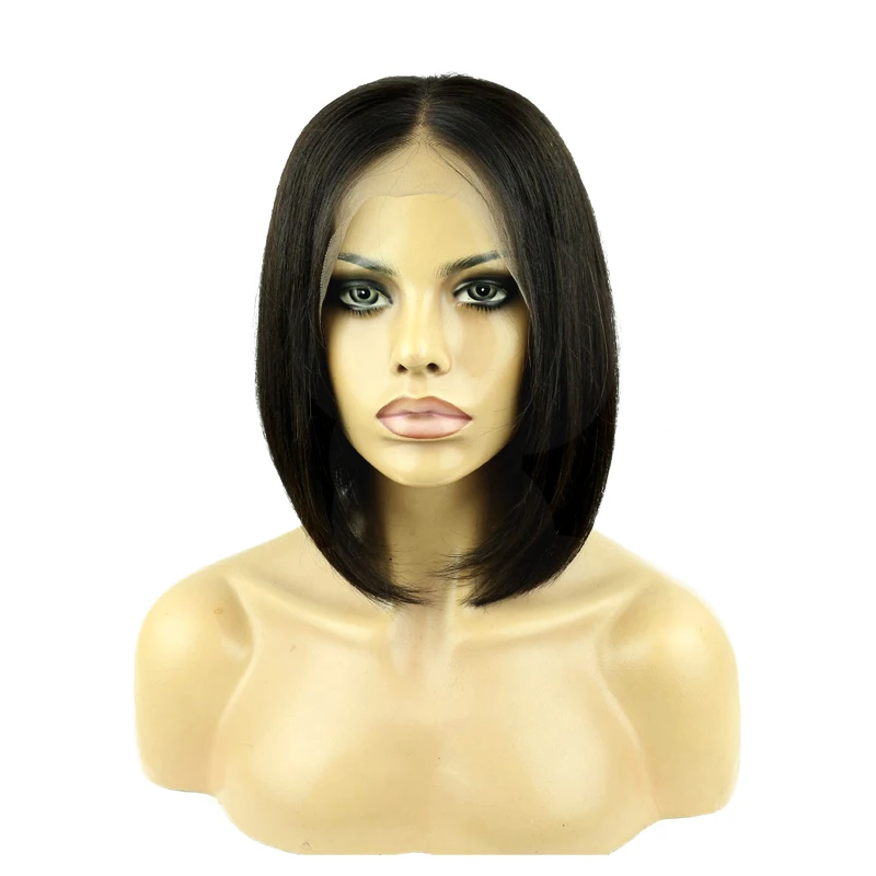 

8 inch bob wig brazilian short human hair wig for black women