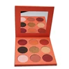 High Pigment 139 colors free choose custom eyeshadow palette 9 colors palette private label 36mm with mirror