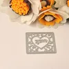 DIY love and frame paper metal die cutting scrapbooking