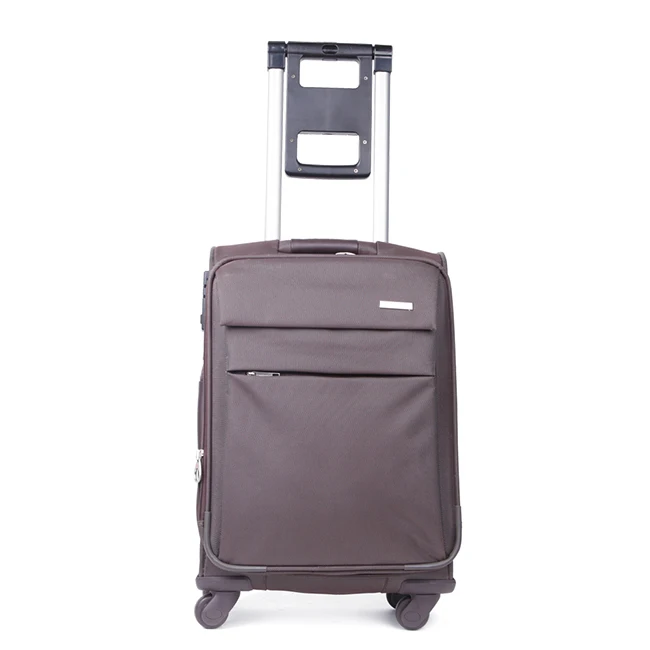 N131 Fabric Polyester Business Luggage Suit Case 4 Wheel Spinner