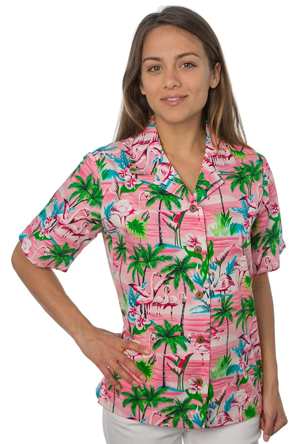 ladies hawaiian shirts cheap