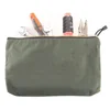 Small portable canvas zipper tool bag for plumbers