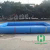 HI 0.6mm pvc Inflatable swimming pool dome and cool inflatable adult pool Inflatable floating pool for sale
