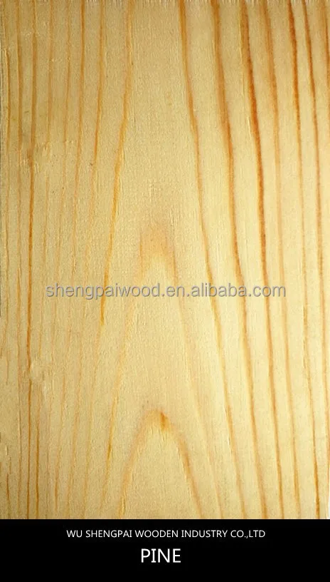 Paper Thin Natural Pine Wood Veneer For Floors Door Home Wall