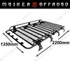 Offroad auto car universal stainless steel roof rack for landrover defender discovery